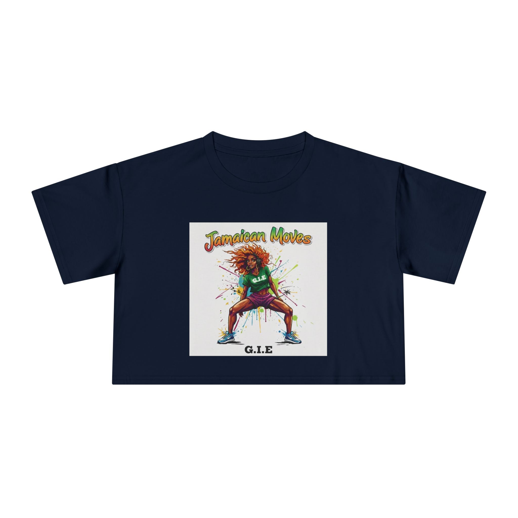 Jamaican Moves Crop Tee by G.I.E.