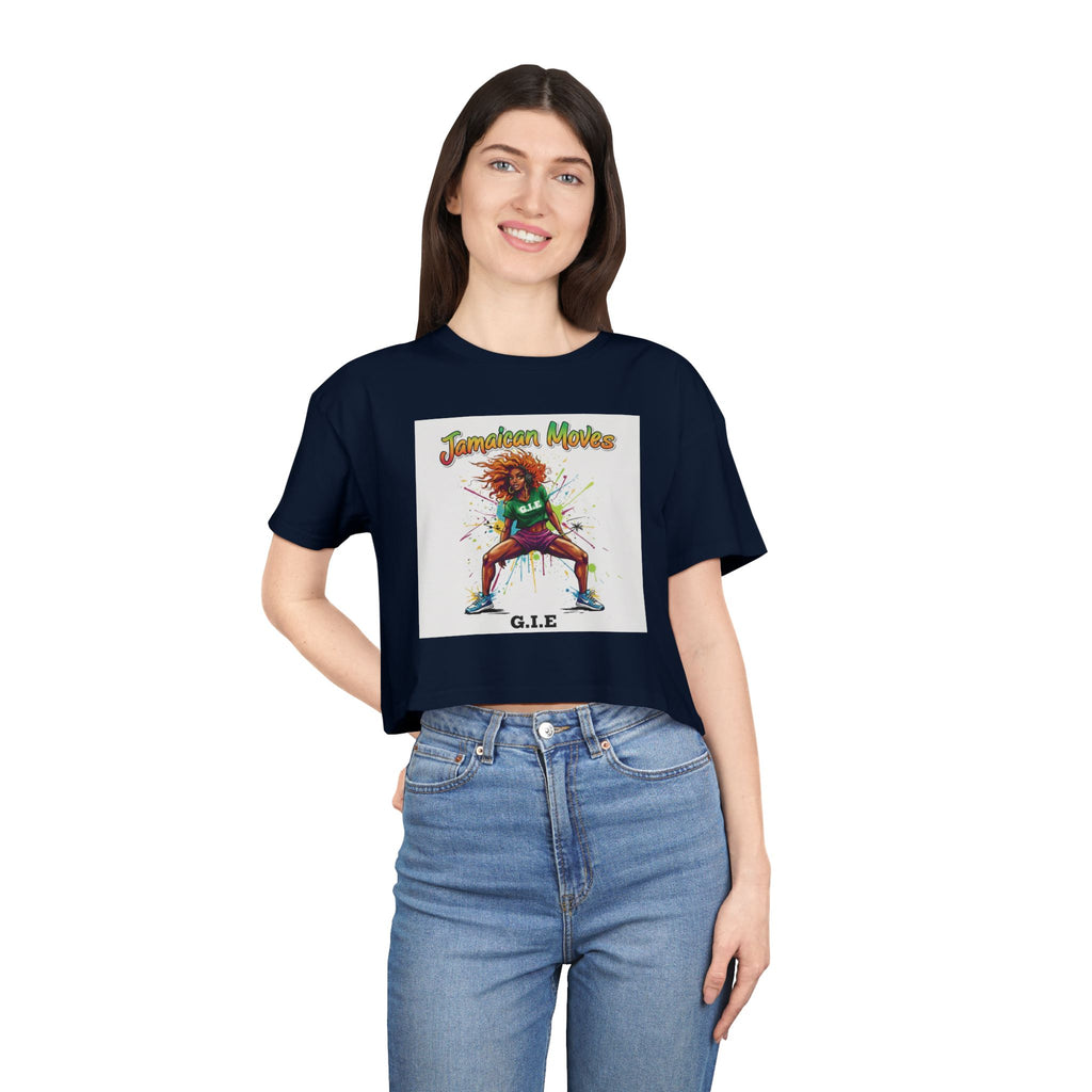 Jamaican Moves Crop Tee by G.I.E.