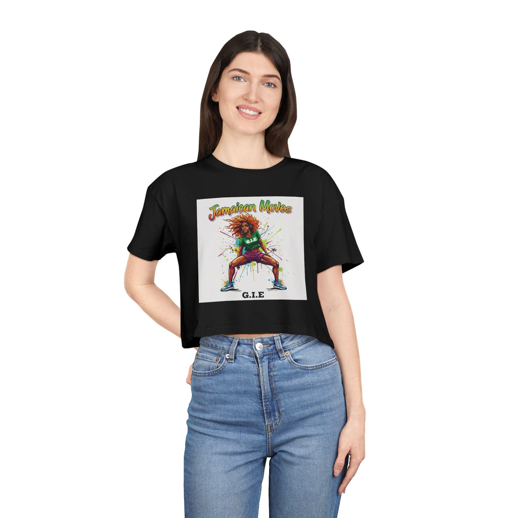 Jamaican Moves Crop Tee by G.I.E.