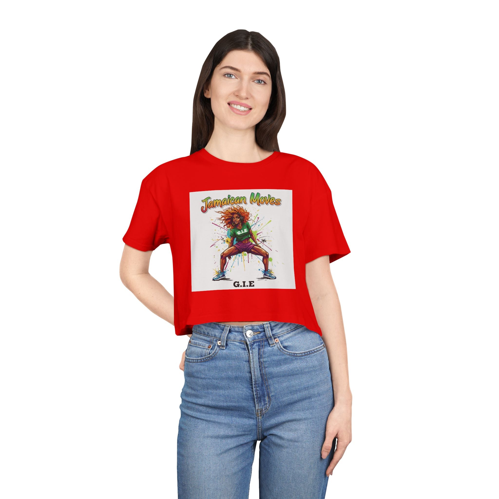 Jamaican Moves Crop Tee by G.I.E.