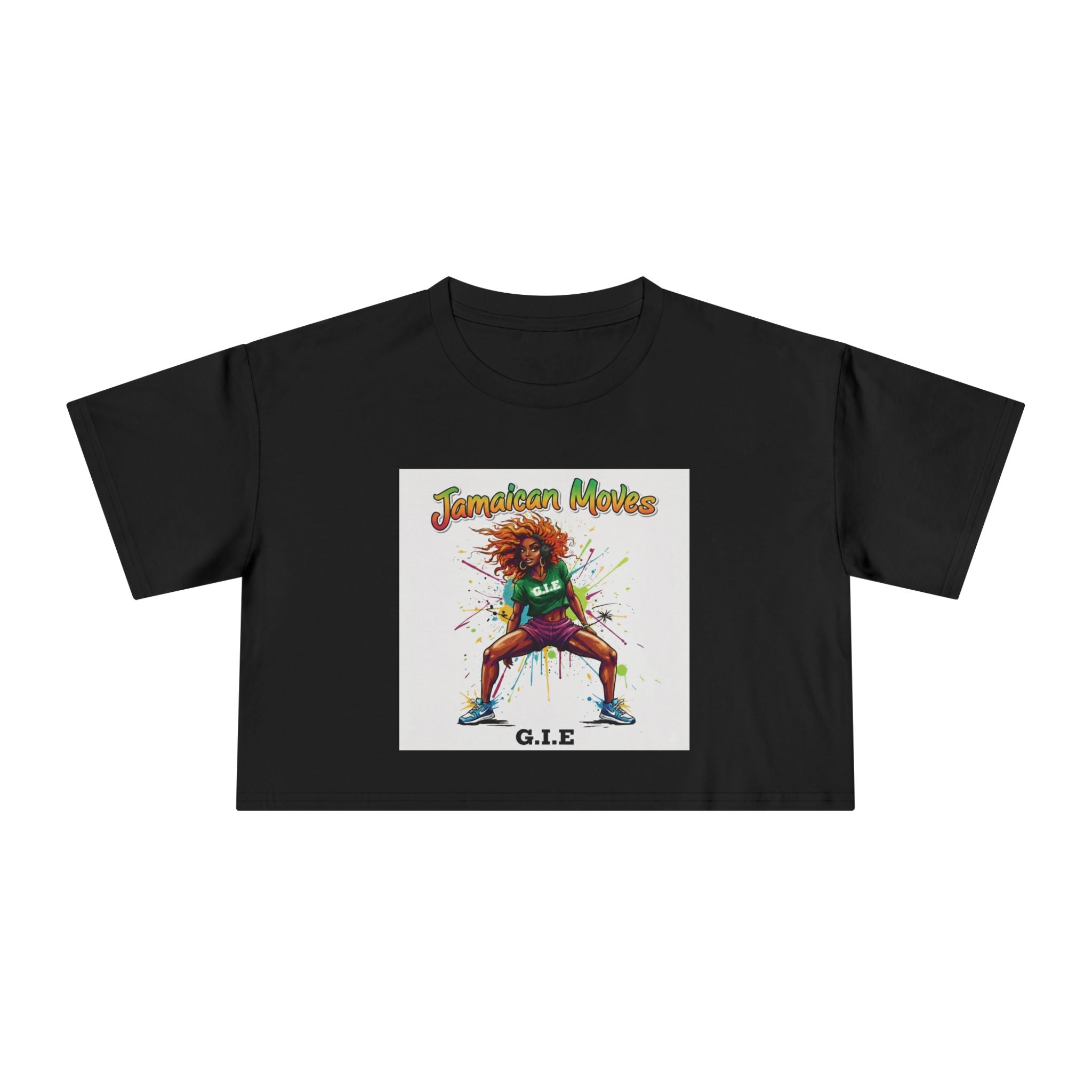 Jamaican Moves Crop Tee by G.I.E.